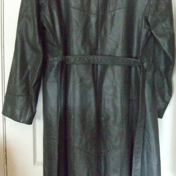 Leather long Coat, Soft Medium Gray, eXcelled ? - Picture 6 of 6